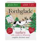 Forthglade Complete Adult Turkey, Cranberry & Parsnip Grain Free Christmas 395g