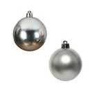 12 Silver Christmas Tree Babules