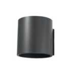 Sollux Wall Lamp Orbis 1 Anthracite