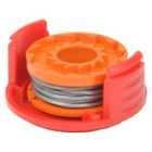SPARES2GO Spool Cover & Line Compatible with Qualcast CLGT1825D CGT25 Grass Trimmer Strimmer