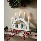 Robert Dyas Battery Operated Wooden Candle Bridge