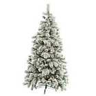 Christmas Workshop 6ft Pre-Lit Deluxe Snowy Wild Canadian Tree
