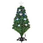 Bon Noel 3ft Green Pre-Lit Artificial Christmas Tree with Various Shaped LED Lights