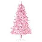 Bon Noel 6Ft Artificial Christmas Tree with Automatic Open For Party Pink