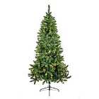 1.8M Pre Lit Douglas Fir Christmas Tree with PVC Tips and 180 Warm White LEDs