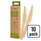 BioPak Wooden Knives 10 per pack