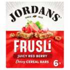 Jordans Frusli Juicy Red Berry Chewy Cereal Bars 6 x 30g