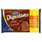 McVitie's Digestives Milk Chocolate Twin Pack 2 x 266g