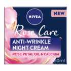 Nivea Rose Care Anti-Wrinkle Night Cream