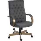 Teknik Warwick Grey Fabric Office Chair