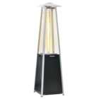 Outsunny Pyramid Patio Gas Heater 11.2KW