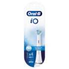 Oral-B iO Ultimate Clean White Electric Toothbrush Heads 4 per pack