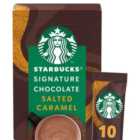 Starbuck Signature Salted Caramel Hot Chocolate Powder Sachets 10 per pack