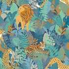 Holden Decor Animal Kingdom Blue Wallpaper