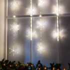 Robert Dyas LED Snowflake Copper Net Light