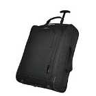 5 Cities Lightweight 21" Cabin Bag with Wheels - Black