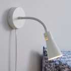 Nola Adjustable Easy Fit Plug In Wall Light