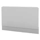 Duarti By Calypso 800mm Bath End Panel with Plinth - White Varnish