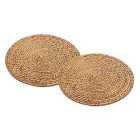 Artesa Bamboo Rattan Placemats, Set of Two, 28cm, Gift Tagged