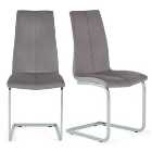 Jamison Set of 2 Dining Chairs, Velvet