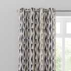 Elements Triangles Thermal Eyelet Door Curtain
