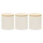 Interiors By PH Set Of Three Cream Canisters