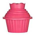 Interiors By PH Hot Pink Giant Cupcake Silicone Moulds - Set Of 3