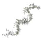 Pale Green White Berry Christmas Garland