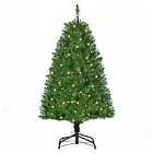 Bon Noel 4ft Green Pre-Lit Artificial Christmas Tree with 200 Warm White LED Lights