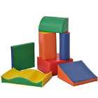 Jouet Kids 7 Piece Soft Foam Puzzle Play Blocks Set - Multi