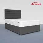 Airsprung Pocket 1000 Comfort Mattress With 4 Drawer Charcoal Divan