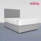 Airsprung Pocket 1000 Comfort Mattress With 4 Drawer Silver Divan