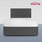 Airsprung Open Coil Memory Mattress With 4 Drawer Charcoal Divan
