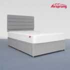 Airsprung Ultra Firm Mattress With 4 Drawer Silver Divan