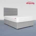 Airsprung Pocket 1000 Comfort Mattress With 2 Drawer Silver Divan