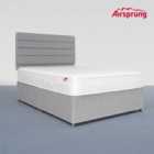 Airsprung Pocket 1000 Comfort Mattress With Silver Divan