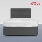 Airsprung Ultra Firm Mattress With 2 Drawer Charcoal Divan