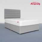 Airsprung Ultra Firm Mattress With 2 Drawer Silver Divan