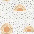 Holden Decor Sunbeam White Orange Wallpaper