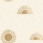 Holden Decor Sunbeam Beige Gold Wallpaper