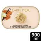 Carte D'Or Vanilla & Cinnamon Biscuit Ice Cream 900ml