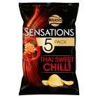 Walkers Sensations Thai Sweet Chilli Multipack Crisps, 5x25g