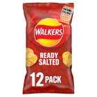 Walkers Ready Salted Multipack Crisps, 12x25g