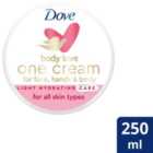 Dove One Cream Light Hydrating Care Body Cream 250ml