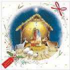 Christmas Nativity Scene Charity Card Pack 8 per pack