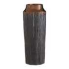 Premier Housewares Mica Ceramic Vase Metallic - Large