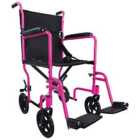 Aidapt Alum Transport Chair - Pink