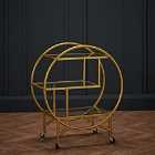 LPD Furniture Dixie Drinks Trolley Gold