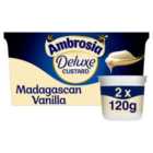 Ambrosia Deluxe Madagascan Vanilla Custard Twinpots 120g