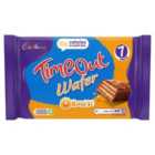 Cadbury Timeout Chocolate Orange Wafer Biscuit Bar Multipack 7 Pack 141.4g